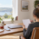 Professional reviewing a checklist at a home office desk before moving into contracting